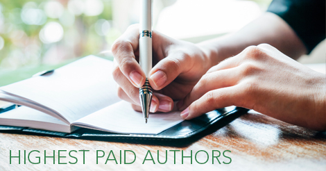 The highest paid authors of 2015/2016 have been announced: Is your