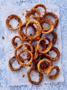 Chilli Onion Rings - Air Fryer Express - In Post Image