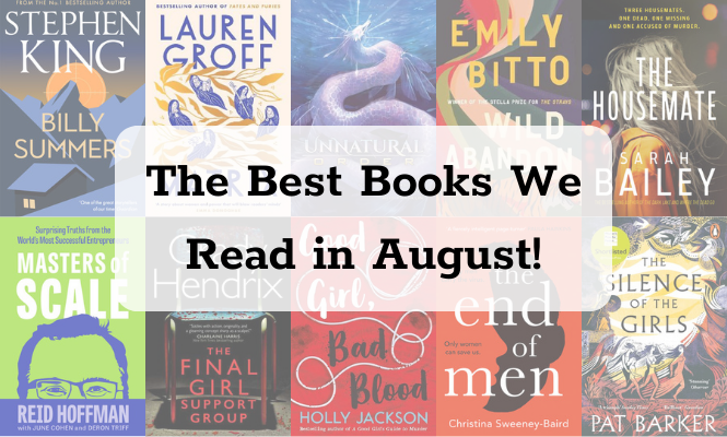 Best Books August 2021 - Header Banner