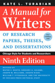A Manual for Writers of Research Papers, Theses, and Dissertations, Ninth Edition : Chicago Style for Students and Researchers - Kate L. Turabian