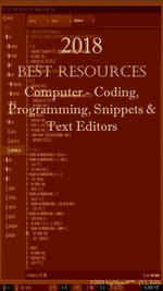 2018 Best Resources for Computer - Coding, Programming, Snippets & Text Editors - Antonio Smith