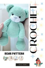 Amigurumi Bear Crochet Pattern - PDF Tutorial in English : Handmade Children's Gift Idea for Christmas - DIY Souvenir Crochet Animals - Guruge Chandradasa