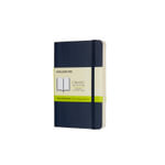 Moleskine Classic : Pocket Notebook, Plain, Sapphire Blue : Softcover - Moleskine