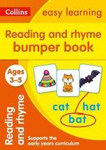 Reading and Rhyme Bumper Book Ages 3-5 : Ideal for Home Learning - Collins Easy Learning