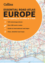 2022 Collins Essential Road Atlas Europe [New Edition] : Clear and Detailed Map of Europe in Handy A4 Paperback - Collins Maps