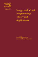 Integer and mixed programming : theory and applications: theory and applications - Henry-Laborde?Re