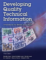 Developing Quality Technical Information : A Handbook for Writers and Editors - Deirdre Longo