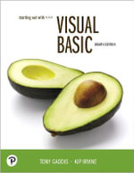 Starting Out With Visual Basic : 8th edition - Kip Irvine