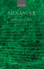Menander : A Rhetor in Context - Malcolm Heath