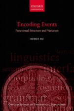 Encoding Events : Functional Structure and Variation - Xuhui Hu