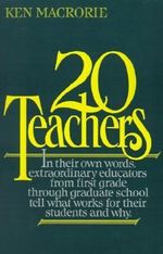Twenty Teachers - Ken Macrorie