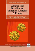 Atomic Pair Distribution Function Analysis : A Primer - Assoc. Prof Kirsten  Jensen