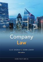 Company Law : Core Texts Series - Alan  Dignam