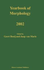 Yearbook of Morphology 2002 - G. E. Booij