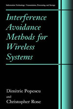 Interference Avoidance Methods for Wireless Systems - Dimitrie Popescu