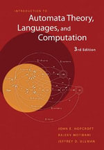 Introduction to Automata Theory, Languages, and Computation - John E. Hopcroft