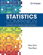 Bundle : Statistics: Learning from Data, 2nd + Statistics Companion: Support for Introductory Statistics - Roxy Peck