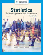 Statistics for Management and Economics : 12th edition - Gerald Keller