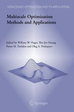 Multiscale Optimization Methods and Applications : NONCONVEX OPTIMIZATION AND ITS APPLICATIONS - Hager W. W.