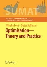 Optimization—Theory and Practice : Theory and Practice - Wilhelm Forst