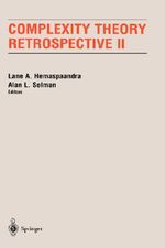Complexity Theory Retrospective II : Springer Series in Statistics - Lane Hemaspaandra