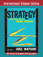 Strategy : An Introduction to Game Theory (International Student Edition) - Joel Watson