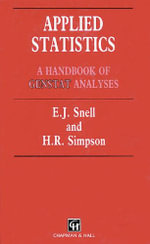 Applied Statistics : Handbook of GENSTAT Analysis - E. J. Snell