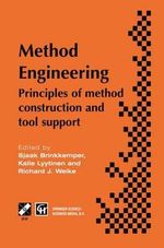 Method Engineering : Principles of method construction and tool support - Sjaak Brinkkemper
