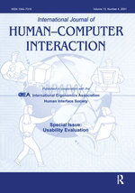 Usability Evaluation : A Special Issue of the International Journal of Human-Computer Interaction - James R. Lewis
