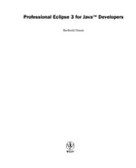 Professional Eclipse 3 for Java Developers - Berthold Daum