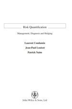 Risk Quantification : Management, Diagnosis and Hedging - Laurent Condamin