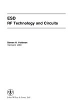 ESD : RF Technology and Circuits - Steven H. Voldman