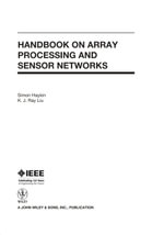 Handbook on Array Processing and Sensor Networks - Simon Haykin