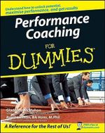 Performance Coaching For Dummies : For Dummies - Gladeana McMahon