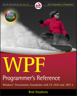WPF Programmer's Reference : Windows Presentation Foundation with C# 2010 and .NET 4 - Rod Stephens