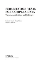 Permutation Tests for Complex Data : Theory, Applications and Software - Fortunato Pesarin
