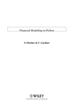 Financial Modelling in Python - Shayne Fletcher