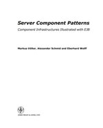 Server Component Patterns : Component Infrastructures Illustrated with EJB - Markus V?lter