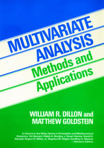 Multivariate Analysis : Methods and Applications - William R. Dillon
