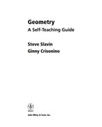 Geometry: A Self-Teaching Guide : A Self-Teaching Guide - Steve Slavin