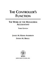 The Controller's Function : The Work of the Managerial Accountant - Janice M. Roehl-Anderson