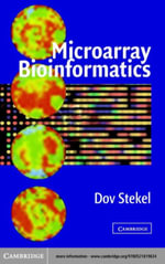 Microarray Bioinformatics - Dov Stekel