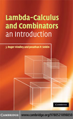 Lambda-Calculus and Combinators : An Introduction - J. Roger Hindley