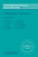 Integrable Systems : London Mathematical Society Lecture Note Series - No Information Available