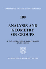 Analysis and Geometry on Groups : Cambridge Tracts in Mathematics - No Information Available