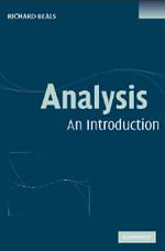 Analysis : An Introduction - No Information Available