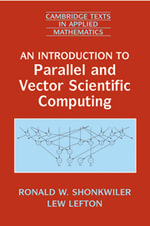 Intro to Parallel Vector Sci Comput : Cambridge Texts in Applied Mathematics - Ronald W. Shonkwiler