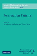 Permutation Patterns : London Mathematical Society Lecture Notes - Steven D. Linton