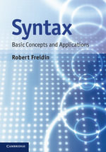 Syntax : Basic Concepts and Applications - Robert Freidin