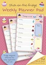 Stick-on-the-fridge Weekly Planner Pad : Cupcakes - Press Peony